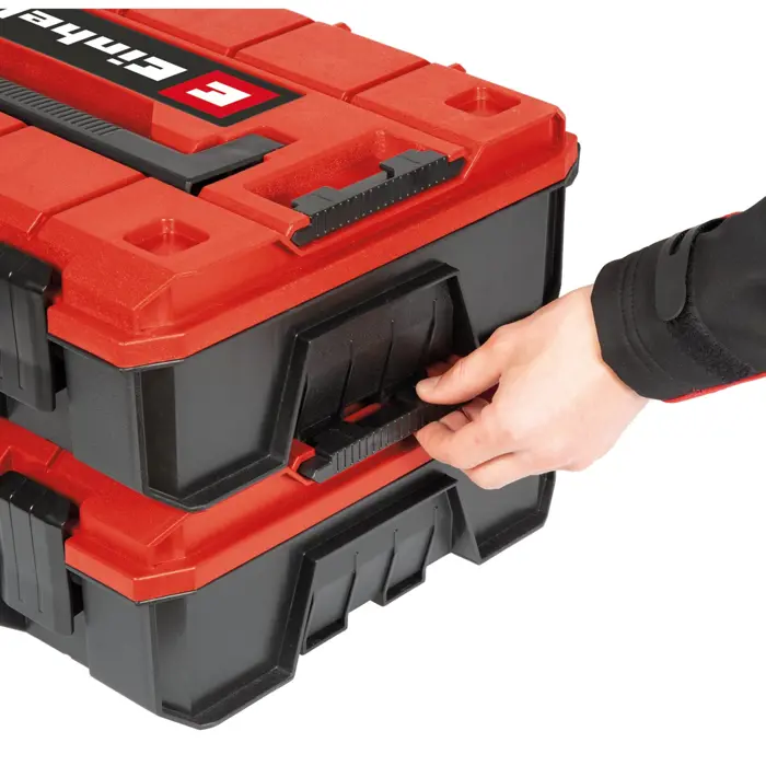 Einhell system case E-Case SF foam, tool box (black/red, with 2 foam inserts)