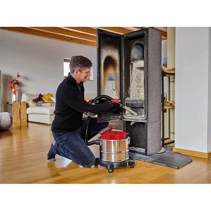 Einhell TE-AV 18/15 Li C-Solo, ash vacuum cleaner (silver/red, without battery and charger)