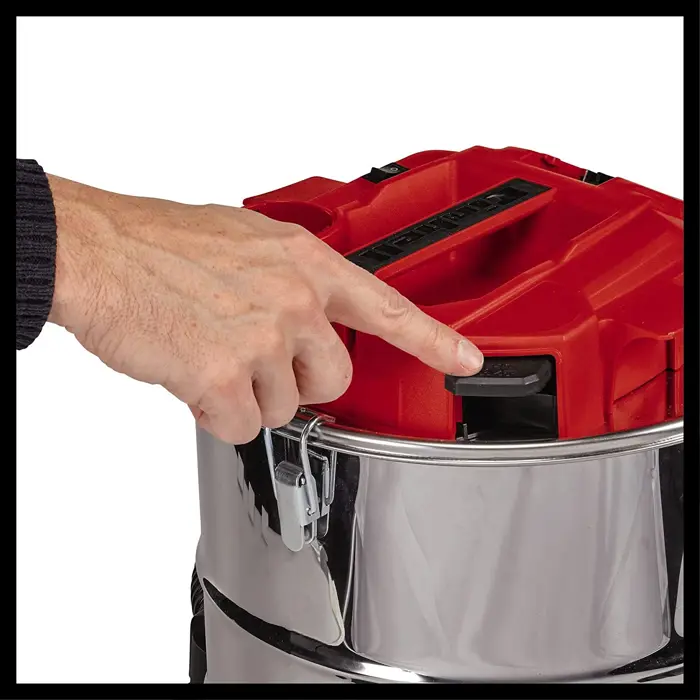 Einhell TE-AV 18/15 Li C-Solo, ash vacuum cleaner (silver/red, without battery and charger)