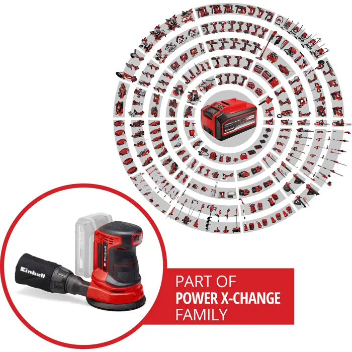 Einhell TE-RS 18 Li-Solo - red / black, without battery and charger