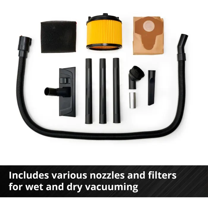 Einhell Wet / dry vacuum cleaner TC-VC 18/20 - 2347130 Li S-Solo