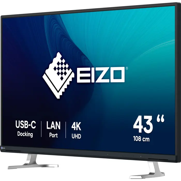 EIZO EV4340X-BK, LED monitor - 42.5 - black, UltraHD/4K, IPS, remote control, USB-C