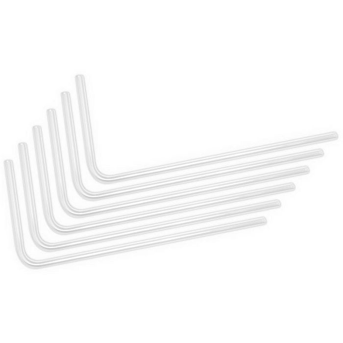 EK Water Blocks EK-Loop Hard Tube 14/10mm acrylic, bent 90 degrees - 80cm, 6 pieces 3831109826058
