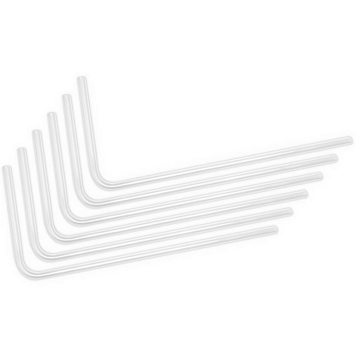 EK Water Blocks EK-Loop Hard Tube 16/12mm acrylic, bent 90 degrees - 80cm, 6 pieces 3831109826065