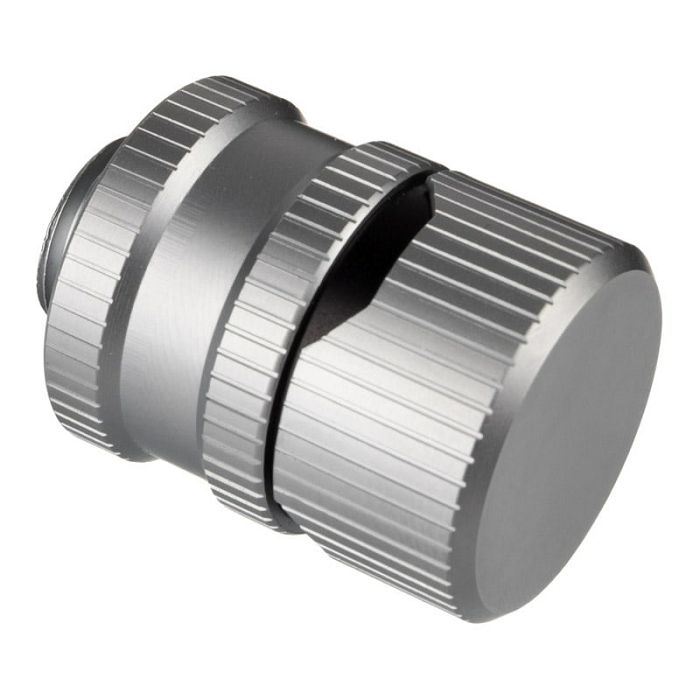 EK Water Blocks EK-Quantum Torque Drain Valve - Satin Titanium 3831109829714