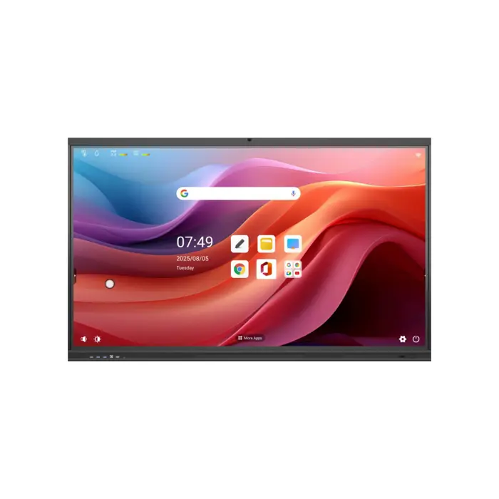 EliteDisplay AI 75"; Cortex A76+A55/8GB RAM/128GB ROM/WiFi/BT;UHD(3840x2160) MultiTouch 40-point/Cam&Mic/ShareScreen/VESA mount/Android 15 - Premium Obnovljeno