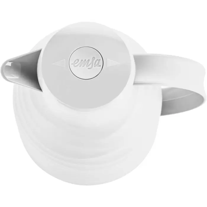 Emsa Samba vacuum jug Quick Press white 1.0L