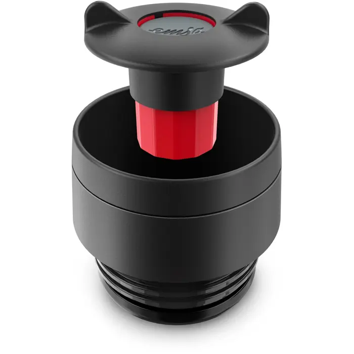 Emsa TRAVEL MUG Classic Thermo Mug (black/stainless steel, 0.36 liters)