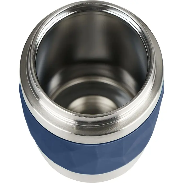 Emsa Travel Mug Compact thermal mug 0.3 liters (dark blue, screw cap)