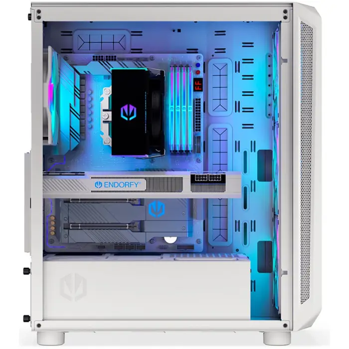 ENDORFY ARX 500 ARGB White, Tower Case White, Tempered Glass
