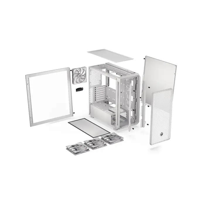 ENDORFY Arx 700 ARGB White Tempered Glass