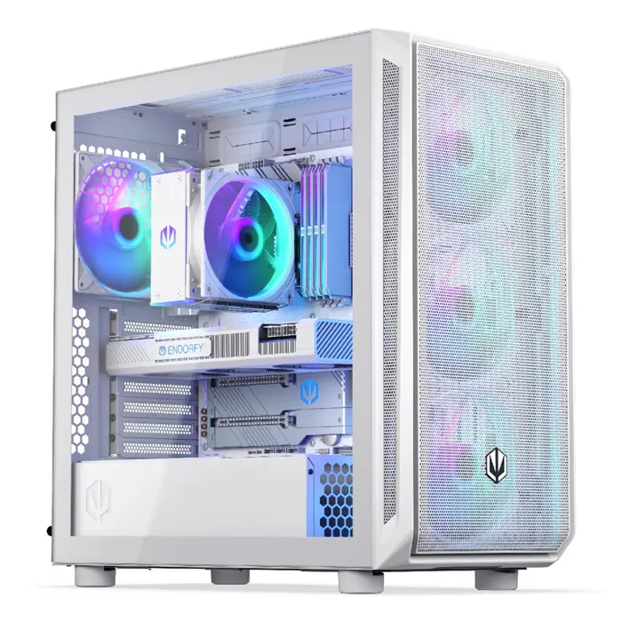 ENDORFY Arx 700 ARGB White Tempered Glass
