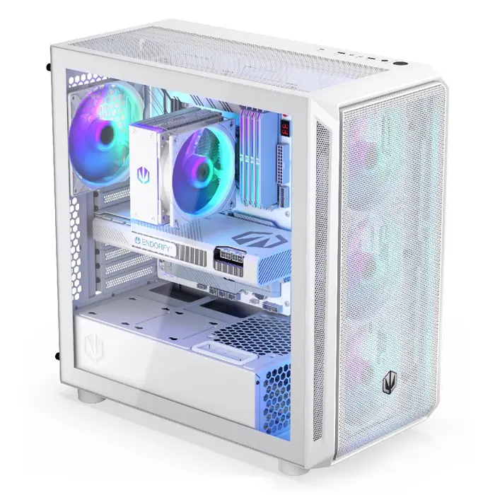 ENDORFY Arx 700 ARGB White Tempered Glass