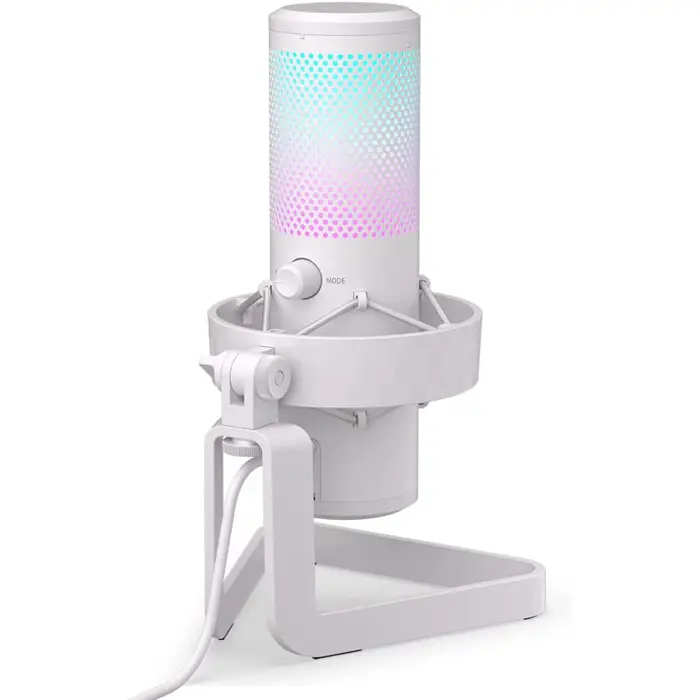 ENDORFY AXIS Streaming, microphone (white, USB-C, RGB, 3.5 mm jack)