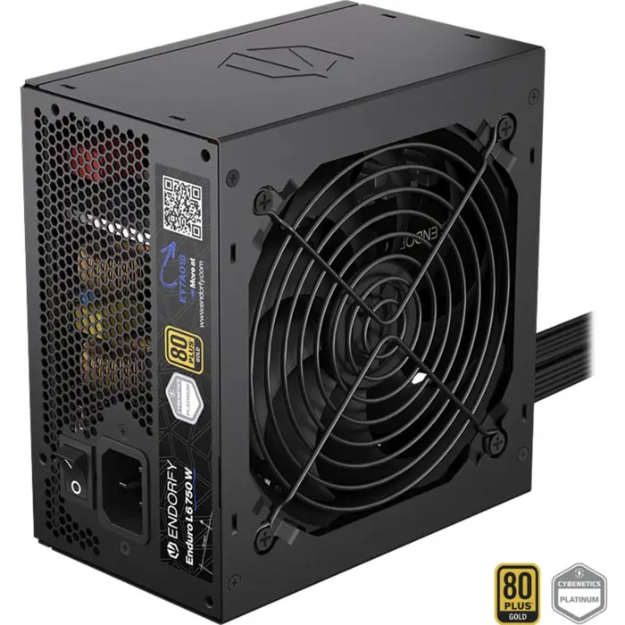 ENDORFY Enduro L6 750W (black, 1x 12-pin high power GPU, 3x PCIe, 750 watts)