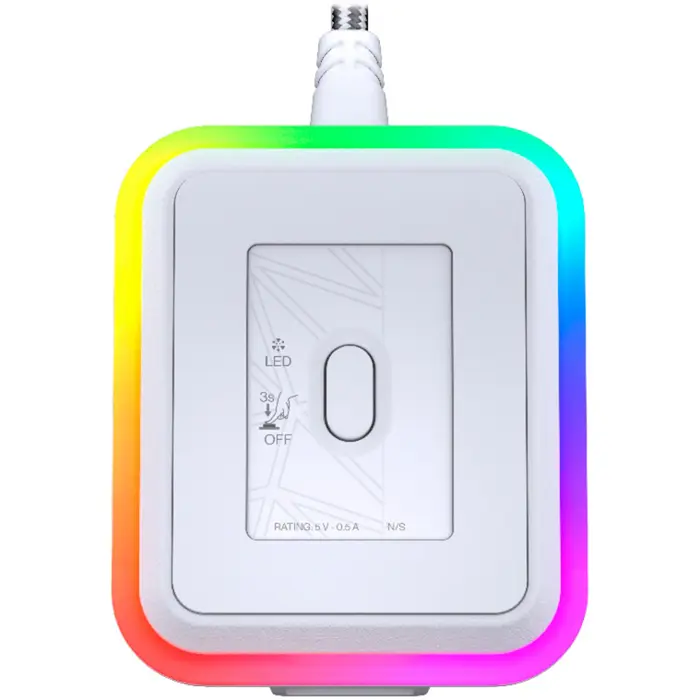 ENDORFY Mouse Dock White, for LIV Wireless, LIV Plus Wireless, charging station white, cable 1.8 meters