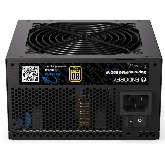 ENDORFY Supremo FM6 850 W, PC power supply black, cable management, 850 Watt