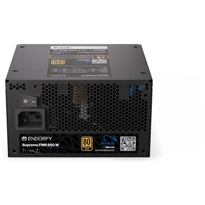 ENDORFY Supremo FM6 850 W, PC power supply black, cable management, 850 Watt