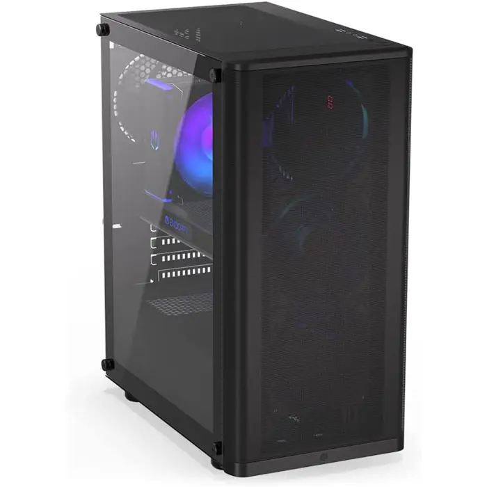 ENDORFY Ventum 200 Air, tower case (black, side panel made of tempered glass)