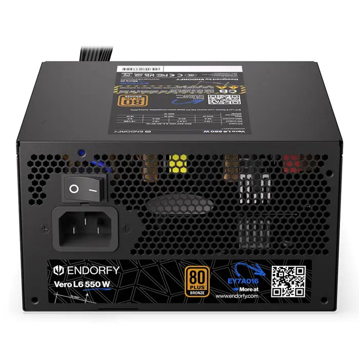 ENDORFY Vero L6 power supply unit 550 W 24-pin ATX ATX Black