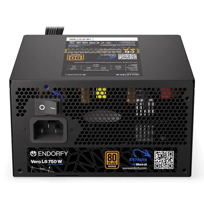 ENDORFY Vero L6 power supply unit 750 W 24-pin ATX ATX Black