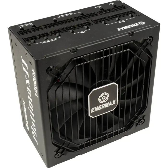 Enermax Platimax II D.F. 1200W (black, 1x 12-pin high power GPU, 3x PCIe cable management, 1000 watts)