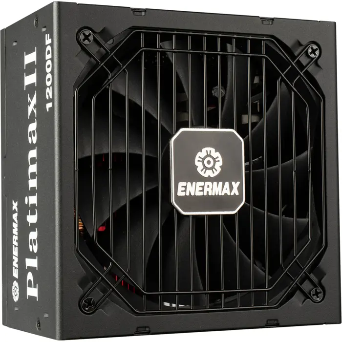 Enermax Platimax II D.F. 1200W (black, 1x 12-pin high power GPU, 3x PCIe cable management, 1000 watts)