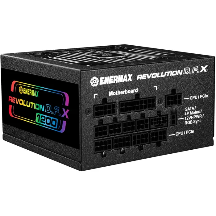 Enermax Revolution DFX 1650W, PC power supply (white, 3x 12-pin GPU connector, 7x PCIe, cable management, 1650 watts)