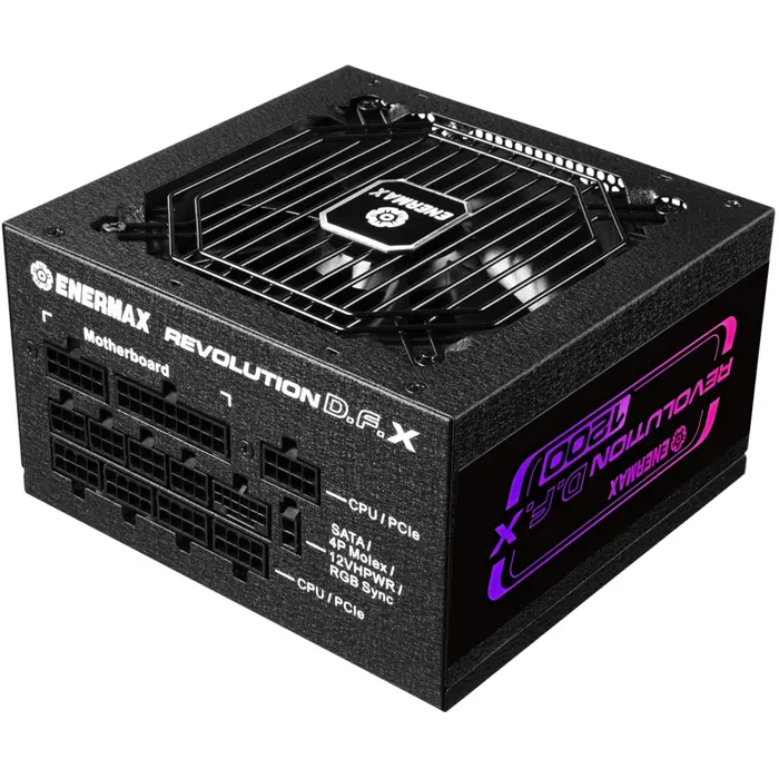 Enermax Revolution DFX 1650W, PC power supply (white, 3x 12-pin GPU connector, 7x PCIe, cable management, 1650 watts)