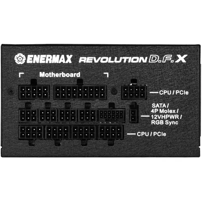 Enermax Revolution DFX 1650W, PC power supply (white, 3x 12-pin GPU connector, 7x PCIe, cable management, 1650 watts)
