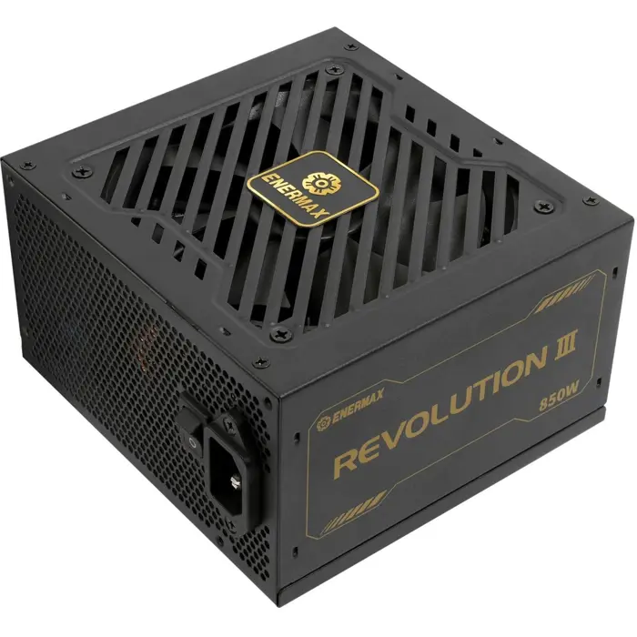Enermax REVOLUTION III 850W, PC power supply (1x 12-pin high power GPU, 3x PCIe cable management, 850 watts)