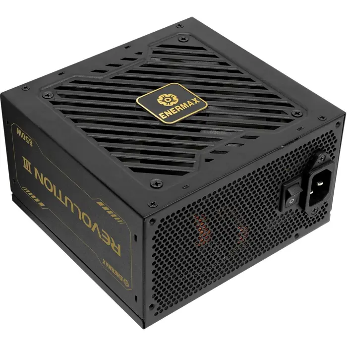 Enermax REVOLUTION III 850W, PC power supply (1x 12-pin high power GPU, 3x PCIe cable management, 850 watts)