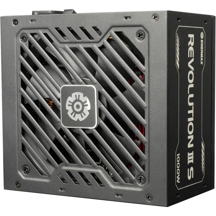 Enermax REVOLUTION III S 1000W (black, 1x 12-pin high power GPU, 4x PCIe cable management, 1000 watts)