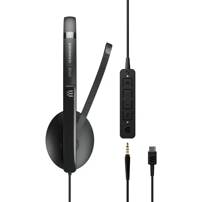 EPOS ADAPT 165T USB-C II, headset (black, stereo, USB-C, jack)