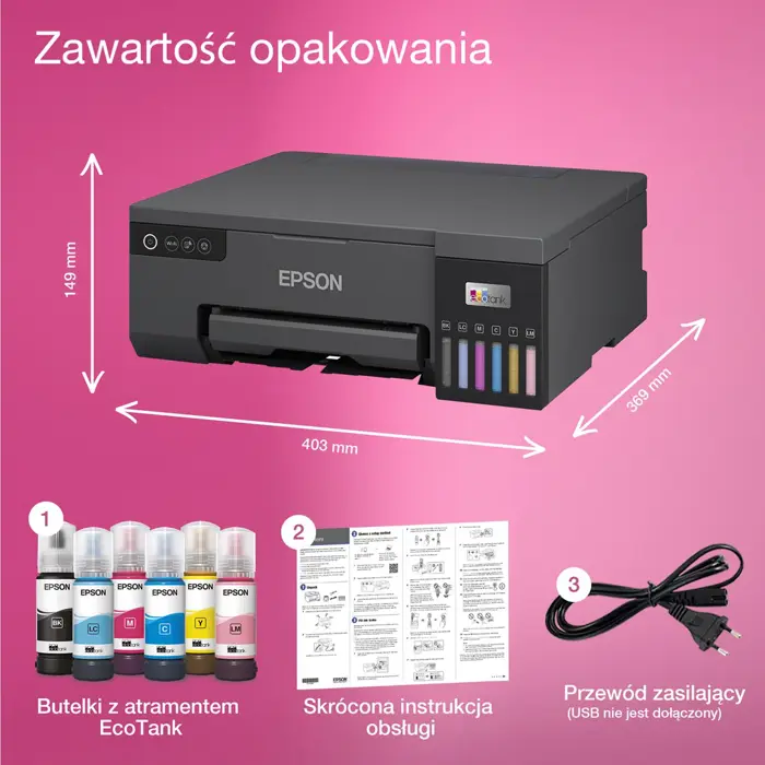 Epson EcoTank L8050 Inkjet Printer 25 ppm