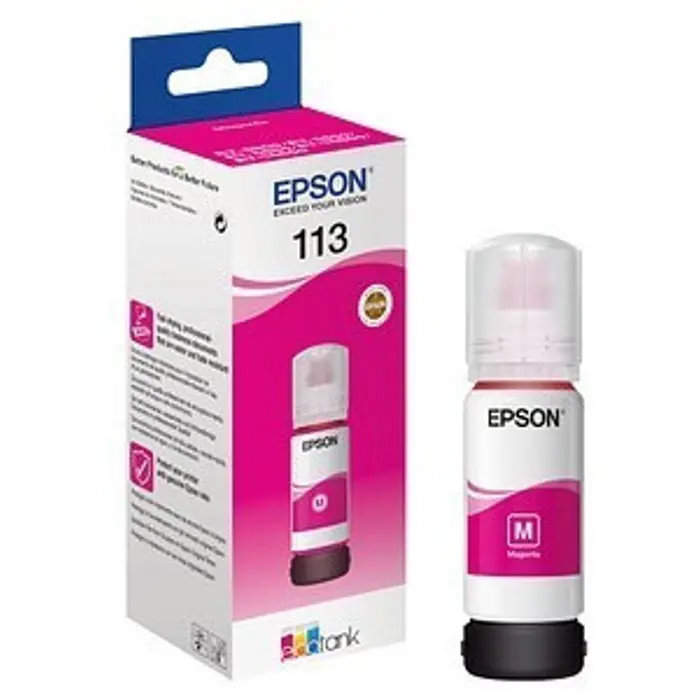 Epson Magenta Ink 113 EcoTank (C13T06B340)