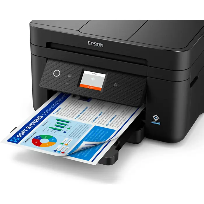 Epson WorkForce WF-2960DWF, multifunction printer (black, USB, WLAN, LAN, scan, copy, fax)