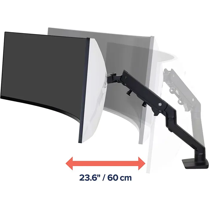 Ergotron HX Monitor Arm with HD joint, monitor mount (black)