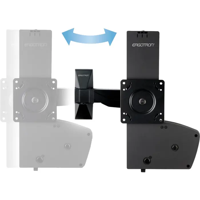 Ergotron sliding wall mount (black)