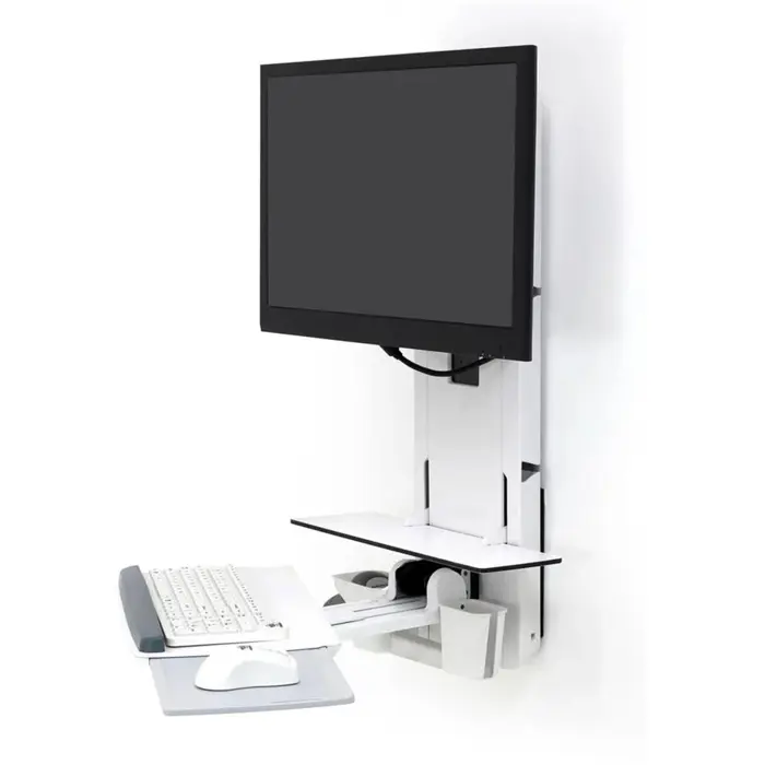 Ergotron StyleView Sit-Stand Vertical Lift, Bracket (White)
