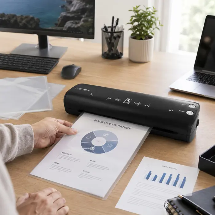Esperanza A4 Hot / cold laminator 250 mm/min Black