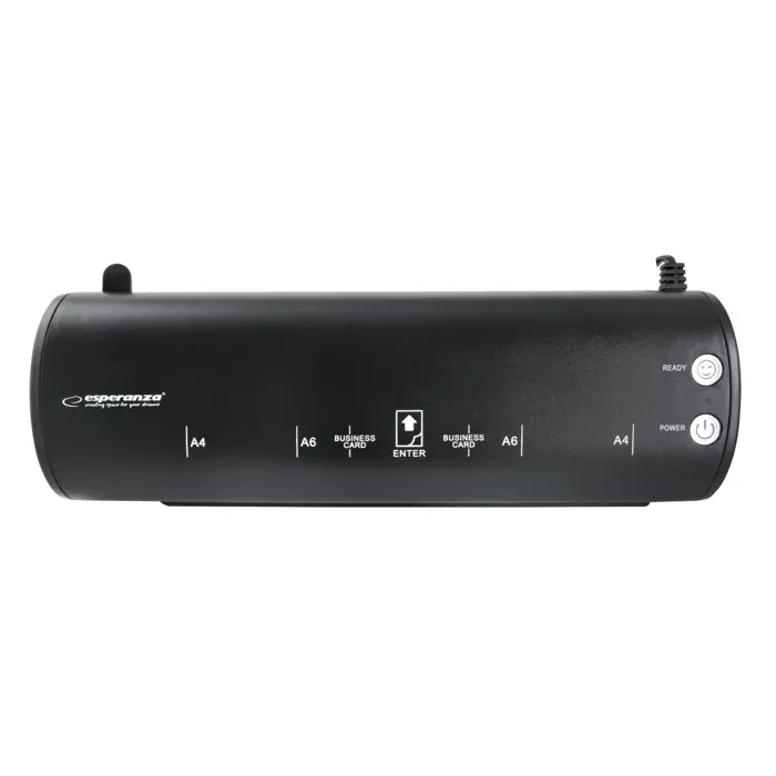 Esperanza A4 Hot / cold laminator 250 mm/min Black