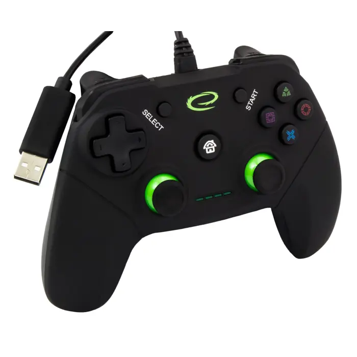 Esperanza EGG110K Gaming Controller Gamepad PC,Playstation 3 Analogue / Digital USB 2.0 Black