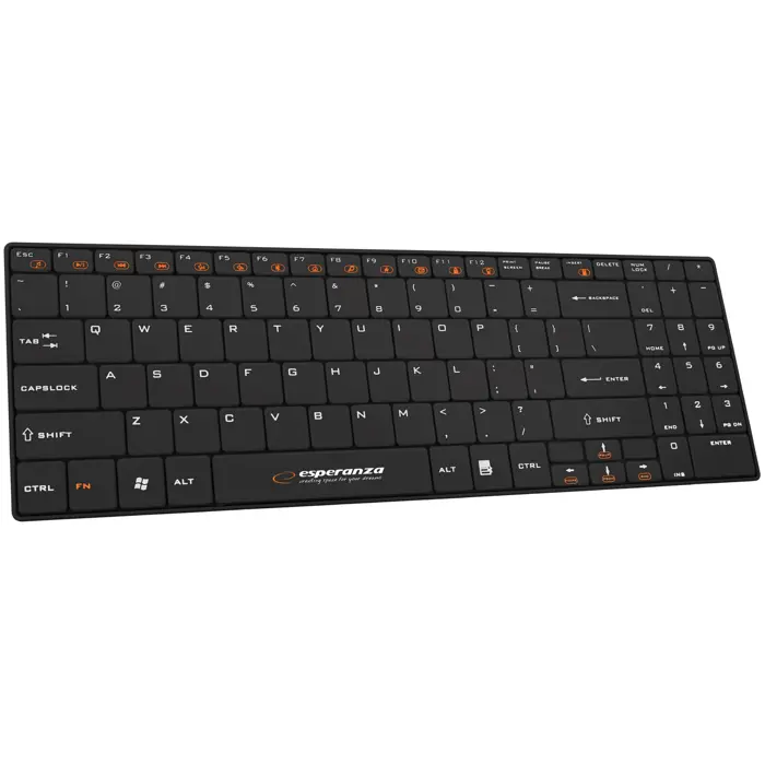 Esperanza EK122K keyboard RF Wireless QWERTY Black