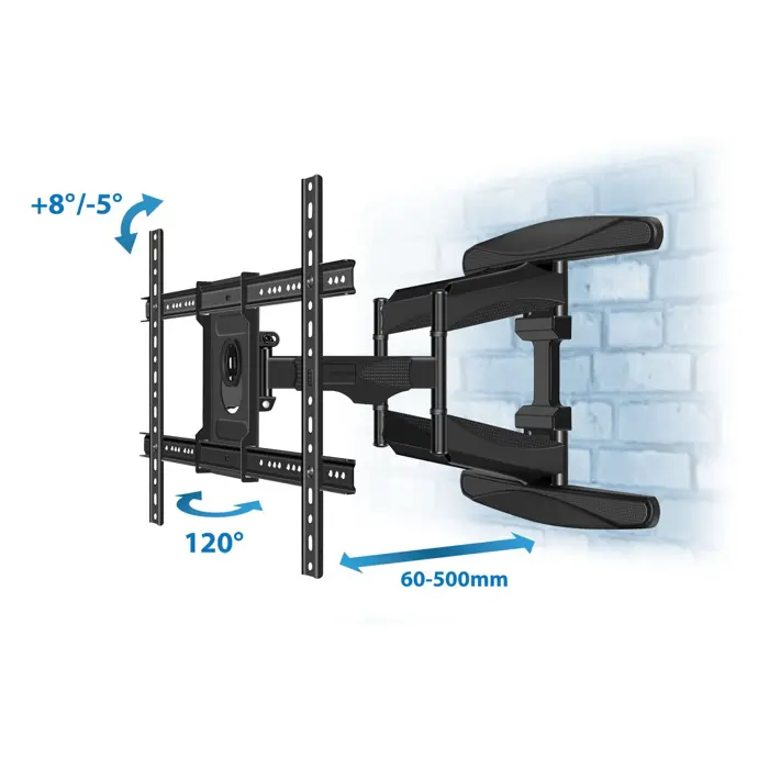 Esperanza ERW021 CRONOS 2.16 m (85") TV mount Black