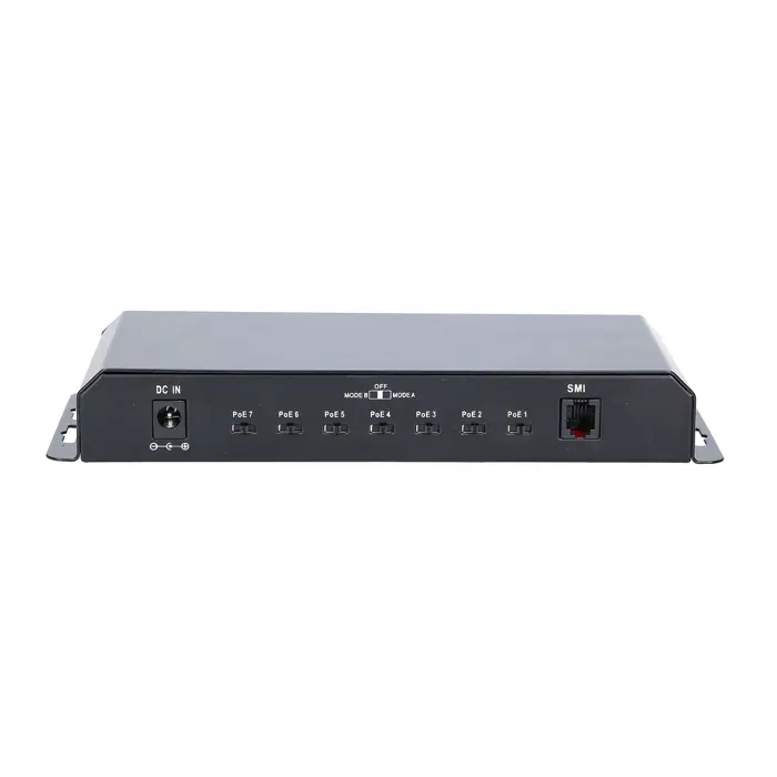 Extralink PoE Switch KRATOS 7x Gigabit PoE, 1x Uplink RJ45, Power Supply 24V 2.5A, 60W