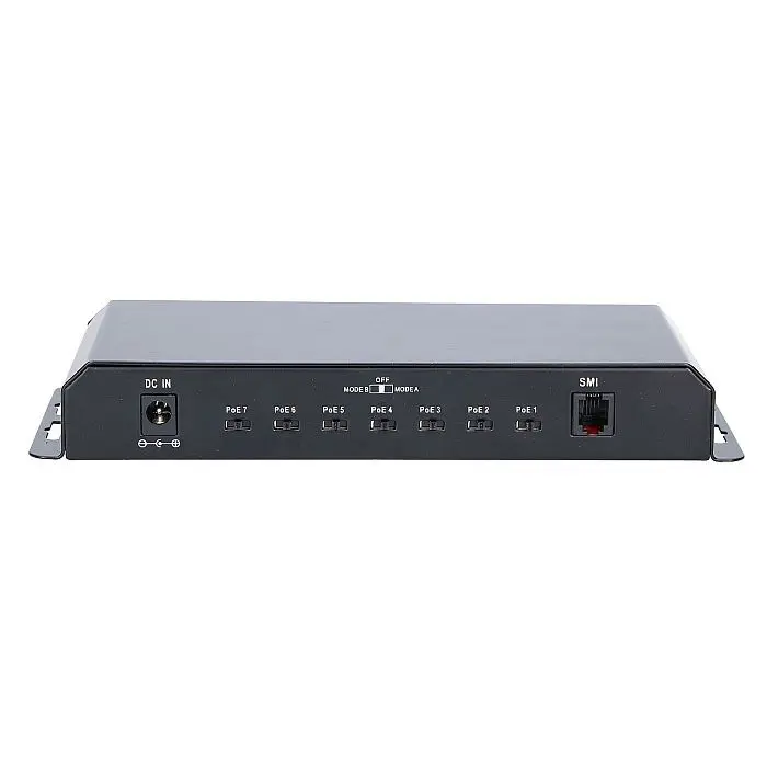 Extralink PoE Switch KRATOS 7x Gigabit PoE, 1x Uplink RJ45, Power Supply 24V 2.5A, 60W