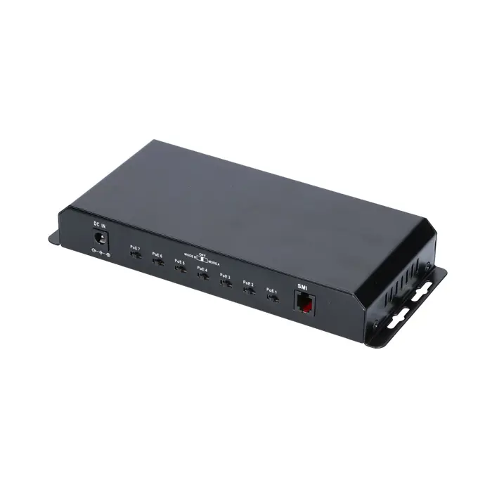 Extralink PoE Switch KRATOS 7x Gigabit PoE, 1x Uplink RJ45, Power Supply 24V 2.5A, 60W