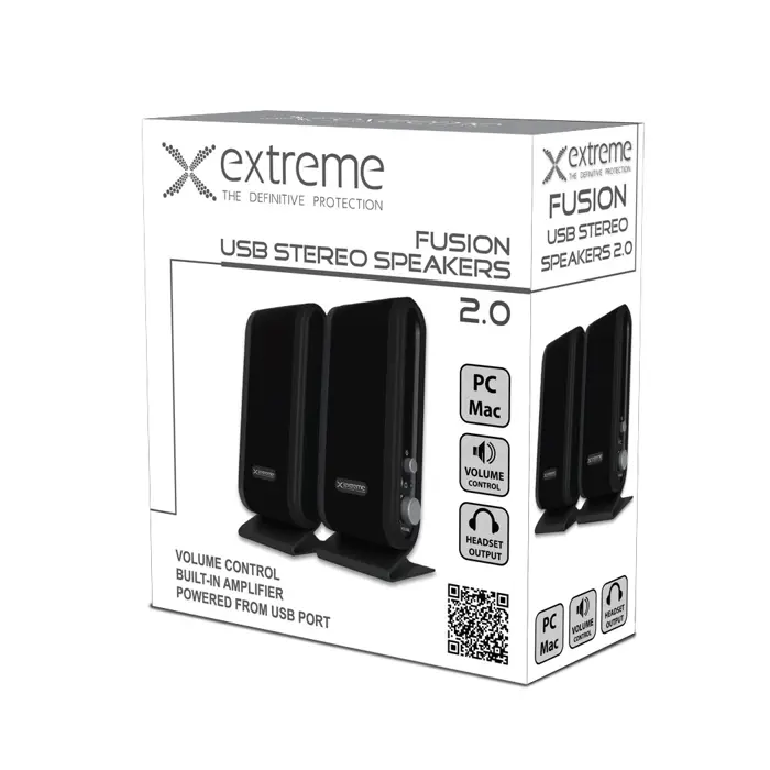 Extreme XP102 Speakers 2.0 channels 4 W Black