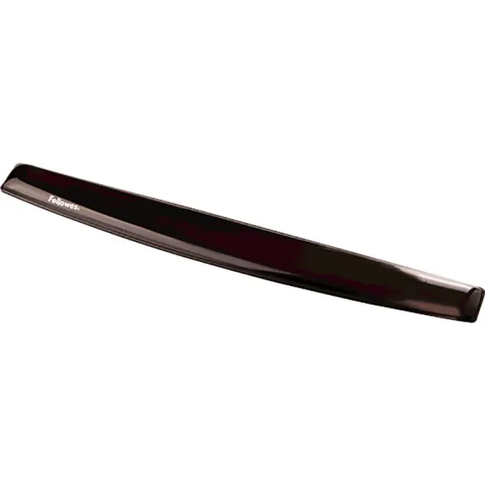 Fellowes Crystal™ Gel Keyboard Wrist Rest, Black